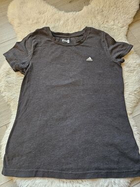 Adidas Climacool Aeroknit Tee - Breathable Athletic Training Shirt - Grey - M 🔥